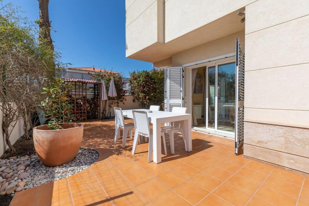 Casa Junto Al Mar Con Jardin Villa Sagunto Bagian luar foto