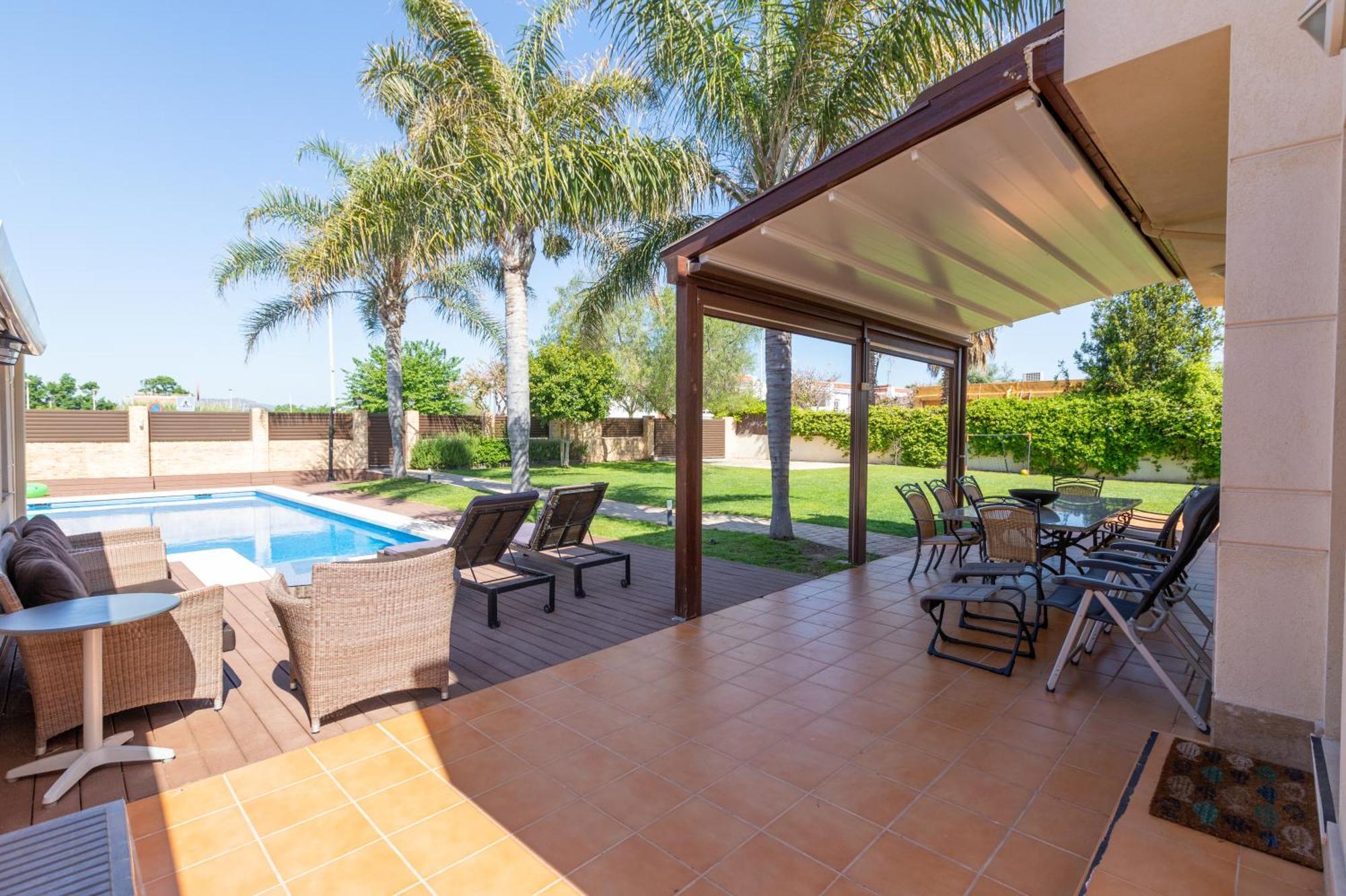 Casa Junto Al Mar Con Jardin Villa Sagunto Bagian luar foto