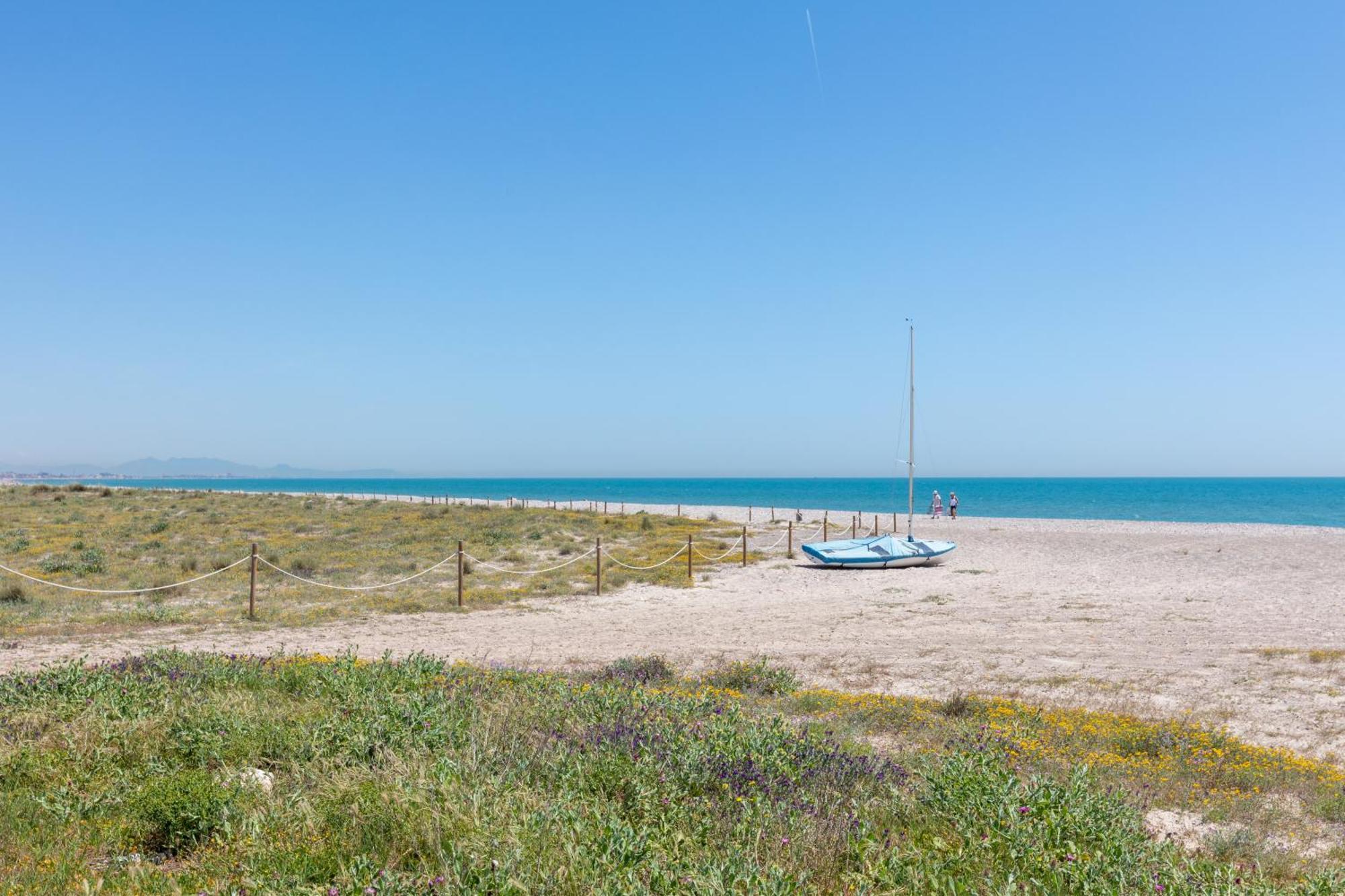 Casa Junto Al Mar Con Jardin Villa Sagunto Bagian luar foto